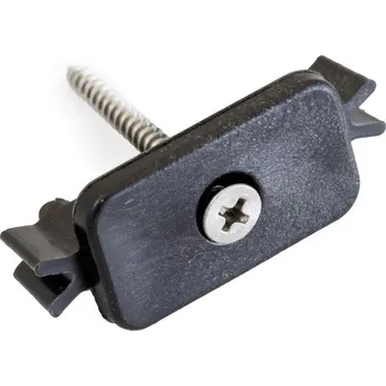 Terasové prkno Příchytka G21 terasového prkna k nosníku terasových WPC prken s ocelovým šroubem