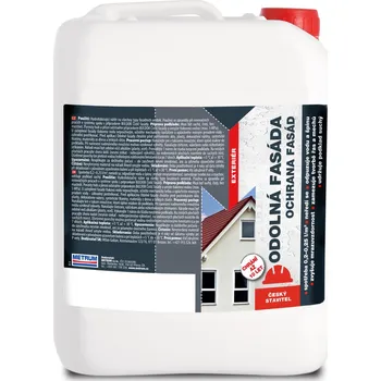 Fasádní barva Metrum Český Stavitel Odolná fasáda hydrofobizující nátěr na fasády 5 kg