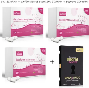VALAVANI DecoFemm Beauty Breast 2+1 ZDARMA, 360 kapslí/Parfém zdarma