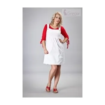 Dámské šaty Gregx Elegantní šaty - bílá. XS/S, Velikosti těh. moda XS/S