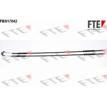 Brzdový systém Tažné lanko, parkovací brzda FTE 9250433