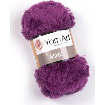 Galanterie YarnArt Mink Barva: YarnArt Mink 338 švestkově fialová +doprava zdarma při nákupu nad 1990 Kč+dárek zdarma