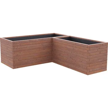 Vyvýšený záhon Vyvýšený záhon Prisma typ J/L 200 x 85 x 80 cm dřevěný modřín