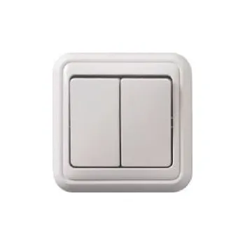 vypínač Vypínač č.5 PANELÁK bílý, na omítku