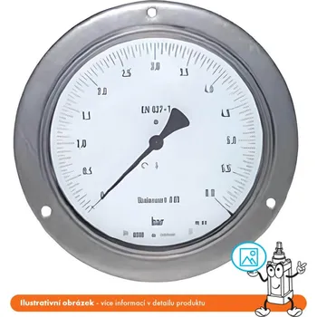 Příslušenství pro vysokotlaký čistič Wika Manometr přesný zadní 0/60 bar - 160 mm - 1/2"