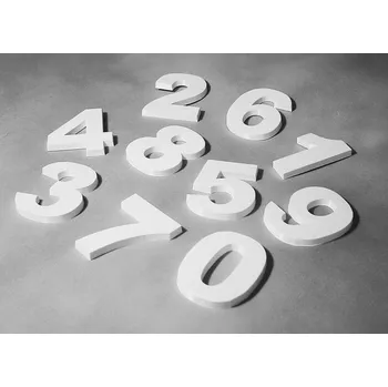 Domovní číslo H3S "8" 100 - 150 mm - Velikost 100 mm