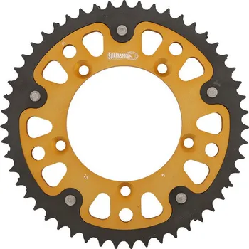 Řetězová sada pro motocykl Řetězová rozeta SUPERSPROX STEALTH RST-4:51-GLD zlatá 51 zubů, 420