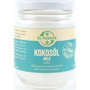 El Puente Bio kokosový olej ze Šrí Lanky, 200 ml