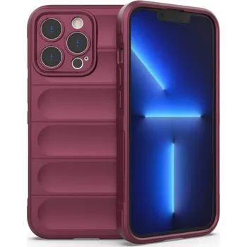 Pouzdro na mobilní telefon Protiskluzový silikonový ochranný kryt pro Apple iPhone X/XS - Vínový