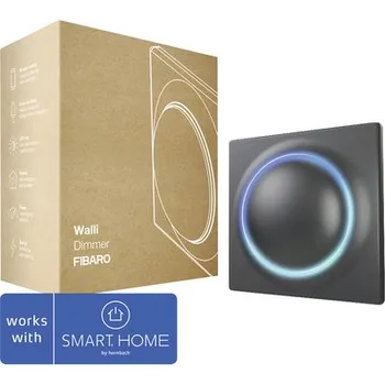 Centrální jednotka pro chytrou domácnost Stmívač Fibaro Walli FGWDEU-111-B antracit - kompatibilní se SMART HOME by hornbach