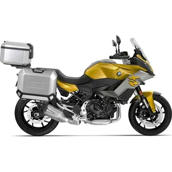 Motodoplněk Kompletní sada hliníkových kufrů SHAD TERRA, 37L topcase 47L/47L boční kufry, včetně montážní sady a plotny SHAD BMW F 900 XR 130.kitTERRAbig37-47