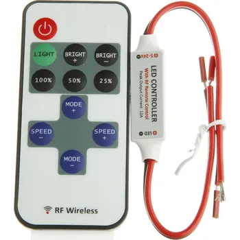 LED páska LED Ovladač kabelový 12A, RF Ovladač
