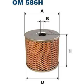 Hydraulický filtr Filtr, pracovní hydraulika FILTRON OM 586H