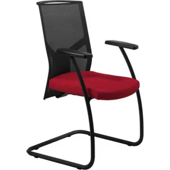 Jednací židle MAYER kancelářská židle Prime Mesh 252 S síťovaný opěrák černý rám