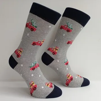 Dámské ponožky Vánoční ponožky TREPON Felix, šedý melír