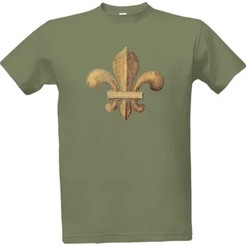 T-shock Tričko s potiskem Skautská lilie pánské