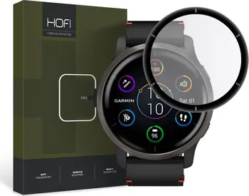 Příslušenství k chytrým hodinkám Hofi Hybrid Pro+ Garmin Venu 2 černé tvrzené sklo