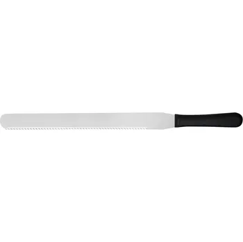 Kuchyňský nůž G.Gastro Confectioner's Knife – Pastry Knife - 35 cm Serrated Blade - Stainless Steel - Classic Black Handle
