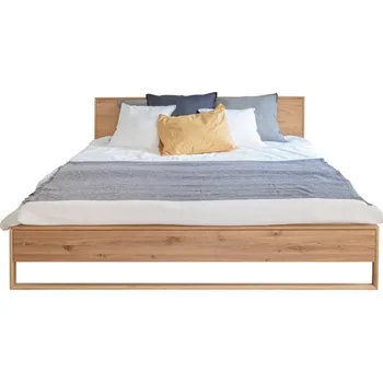 Knihovna Dubová postel ADRIA 180x200 cm z masivu