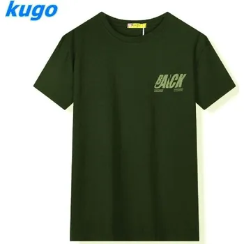 Pánské tričko Pánské tričko kr.r. KUGO GC8606, zelené