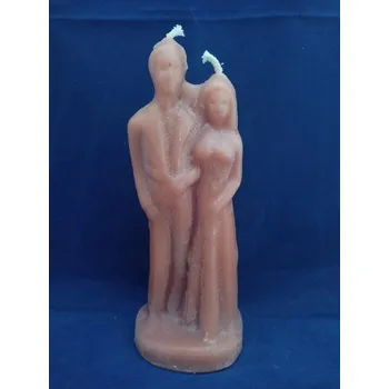 Svíčka Svíčka figurální Pár hnědý