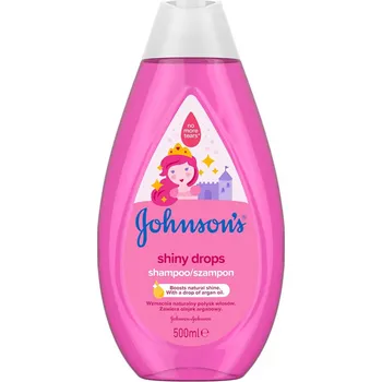 Dětský šampon Johnson's Shiny Drops šampon pro děti 500 ml