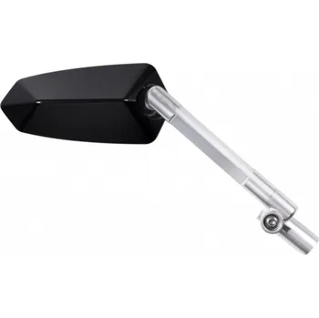 Zrcátko pro motocykl Zpětné zrcátko PUIG F1.1. 017ND černá / eloxovaný hliník pravé (včetně adaptéru)