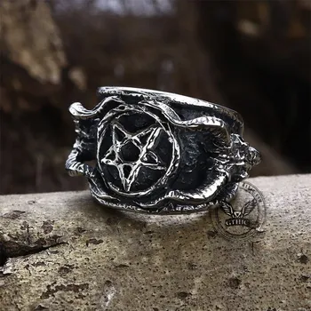 Prsten prsten Baphomet Sigil Occultisme - 11