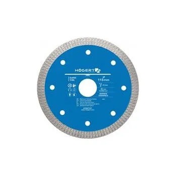 Řezný kotouč Högert Diamantový kotouč 115 mm, na keramiku