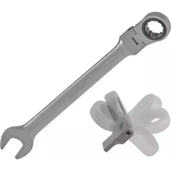 Klíč Dedra 14GP46 12mm CrV klíč plochý, račna-kloub