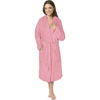 Dámský župan Froté župan dámský Růžová - vel. XXL