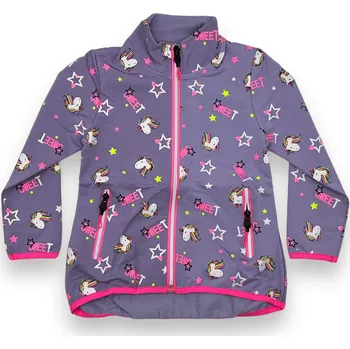 Dívčí mikina Kugo Dívčí fialová mikina 01 Barva: Fialová, Velikost: 116