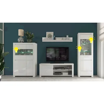 LED lišta Tempo Kondela LED osvětlení, 2-bodové, bílá, LINDY/VILGO