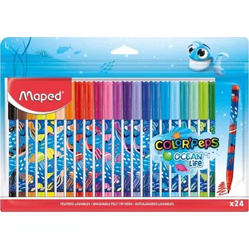 Fixy MAPED Color Peps ocean life decorated, 24ks
