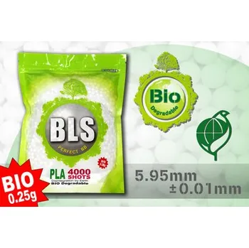 Airsoftová kulička BLS Perfect BB Střelivo BIO - BLS - 0,25g - 4000ks