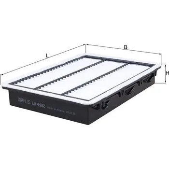 Vzduchový filtr Vzduchový filtr MAHLE LX 4492