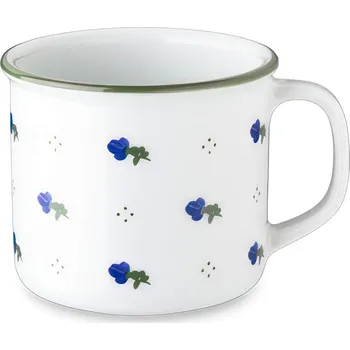 G. Benedikt | Retro hrnek, modrá kytička, 350 ml, Retro mugs