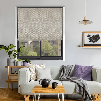 Roleta FOA Římská roleta, Velutto, Bílo-šedá, RV 007 , 60 x 50 cm