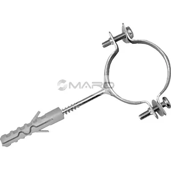 Vodovodní potrubí Solida Objímka dvojdílná 40 ­ 46 mm 5/4" s vrutem a hmoždinkou bez tlumící vložky, 316524046