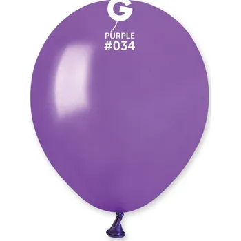 Balónek Svet balonku Balónek - metalický fialový 13 cm