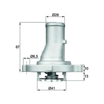 Automobilové těsnění Termostat, chladivo MAHLE TI 68 87D