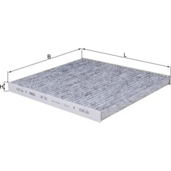 Klimatizace automobilu Filtr, vzduch v interiéru MAHLE LAK 301