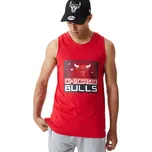 Pánské tílko New Era NBA TEAM GRAPHIC CHICAGO BULLS TANK červené 12590888 - L | UK 7,5 | US 8
