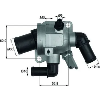 Automobilové těsnění Termostat, chladivo MAHLE TI 173 88