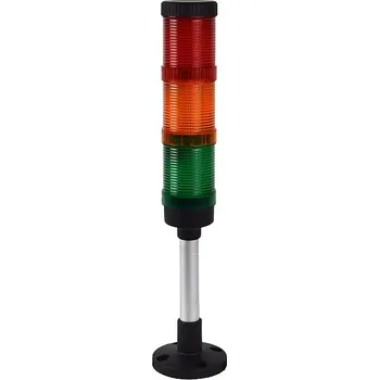 tlačítko Tracon NYG3-50RYGM Světelný sloupový signalizátor svislý podstavec (s akust.sig.) AC/DC24V, 3 R,Y,G, IP65, 80dB (Tracon NYG3-50RYGM)