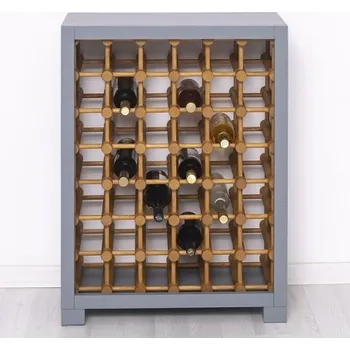 Stojan na víno Vinotéka Ardene 735 - tmavě šedá/světle hnědá