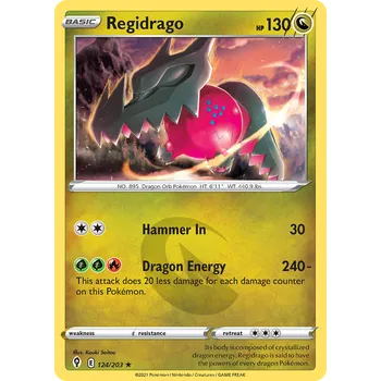 Karetní hra Pokémon karta Regidrago 124/203