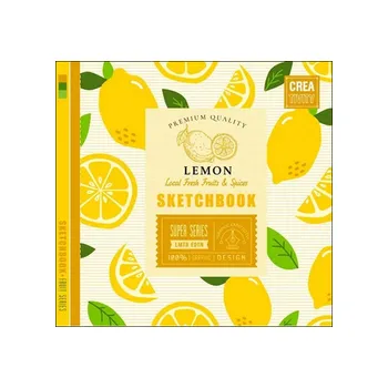 Kalendář Sketchbook LEMON 20 x 20 cm