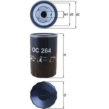 Filtr do auta Olejový filtr MAHLE OC 264
