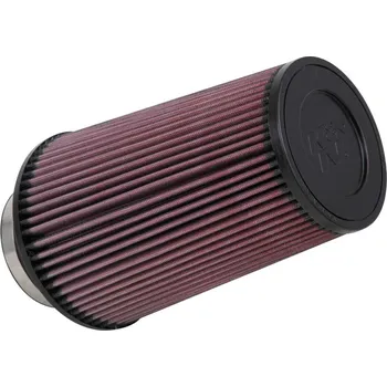 Filtr pro motocykl K&N univerzální kulatý zkosený filtr se vstupem 89 mm a výškou 229 mm, gumový vrchlík